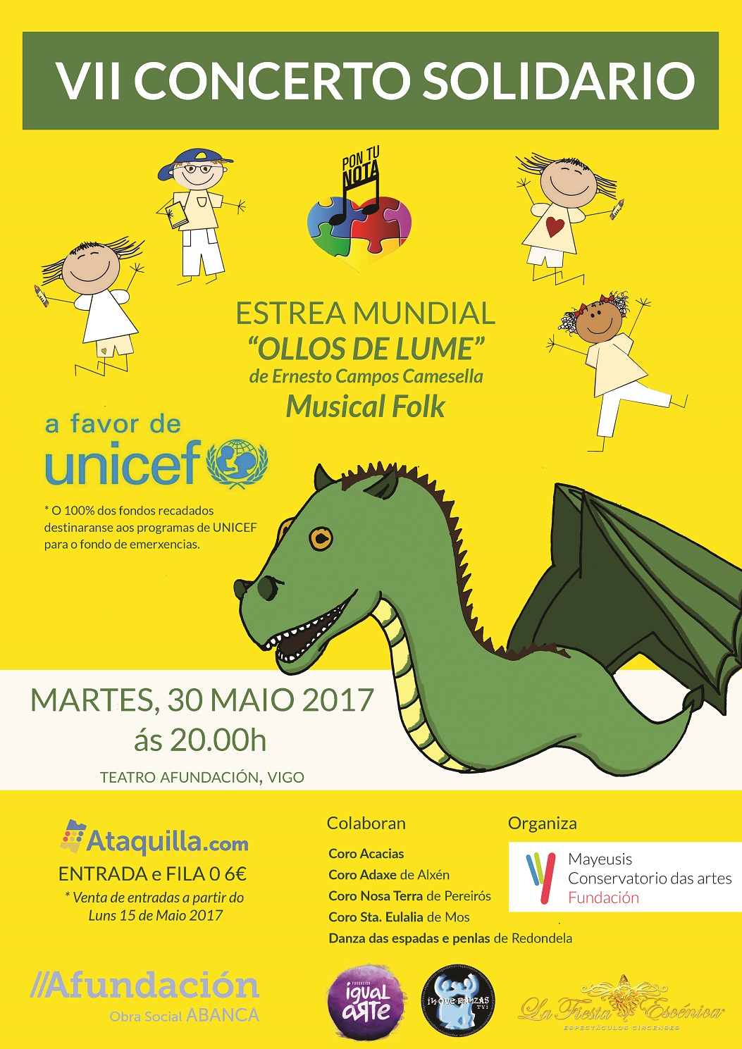 Concierto a favor de UNICEF en Vigo