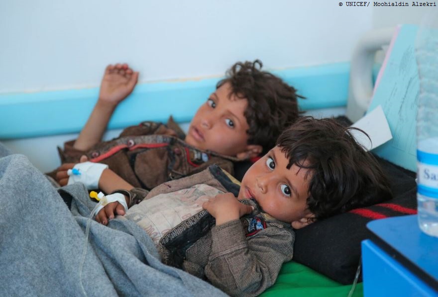 Yemen: más de 10.000 nuevos casos sospechosos de cólera en 3 días