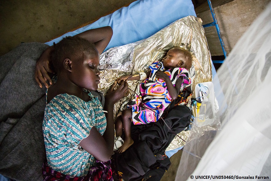 Cerca de 1,4 millones de niños, en riesgo inminente de muerte ante la hambruna que amenaza Nigeria, Somalia, Sudán del Sur y Yemen