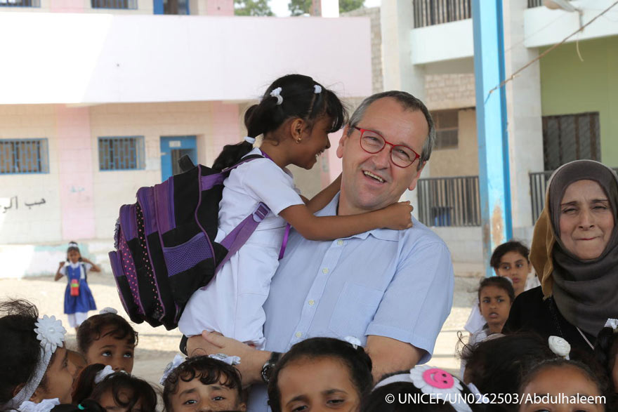 Declaración de Geert Cappelaere, director regional de UNICEF para Oriente Medio y África del Norte