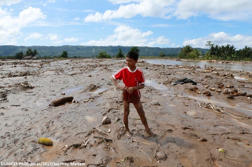 UNICEF está preparado para apoyar al Gobierno en la respuesta a los niños y familias afectadas por el tifón Tembin (Vinta) en Filipinas