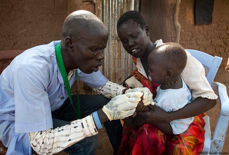 Día Mundial de la Salud: Vacunación Sanitaria Universal en Sudán del Sur