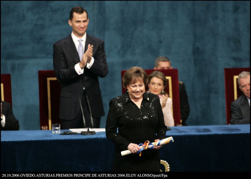 Ceremonia de entrega del premio Príncipe de Asturias a UNICEF. 