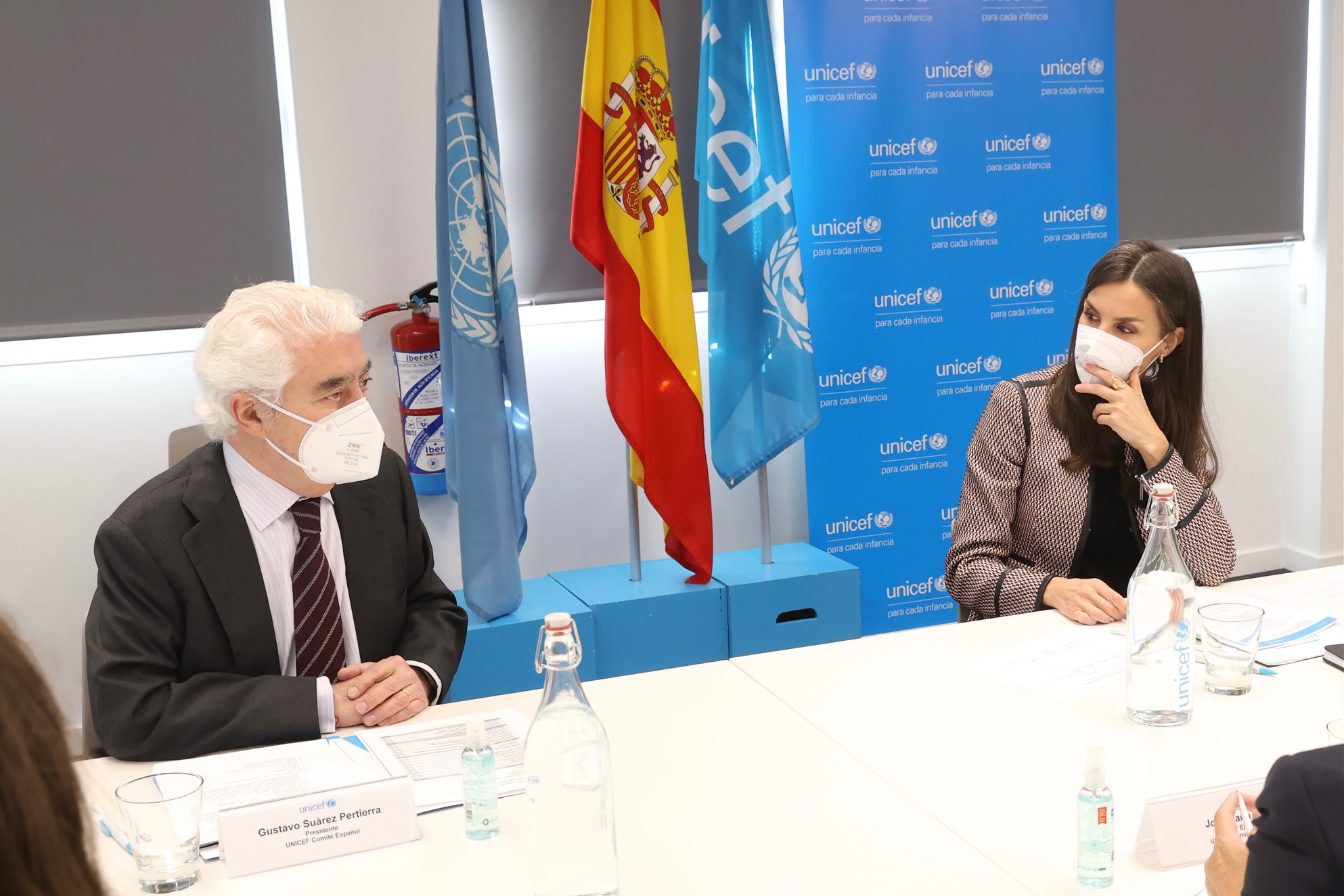 Su Majestad la Reina conoce nuestros resultados para la infancia