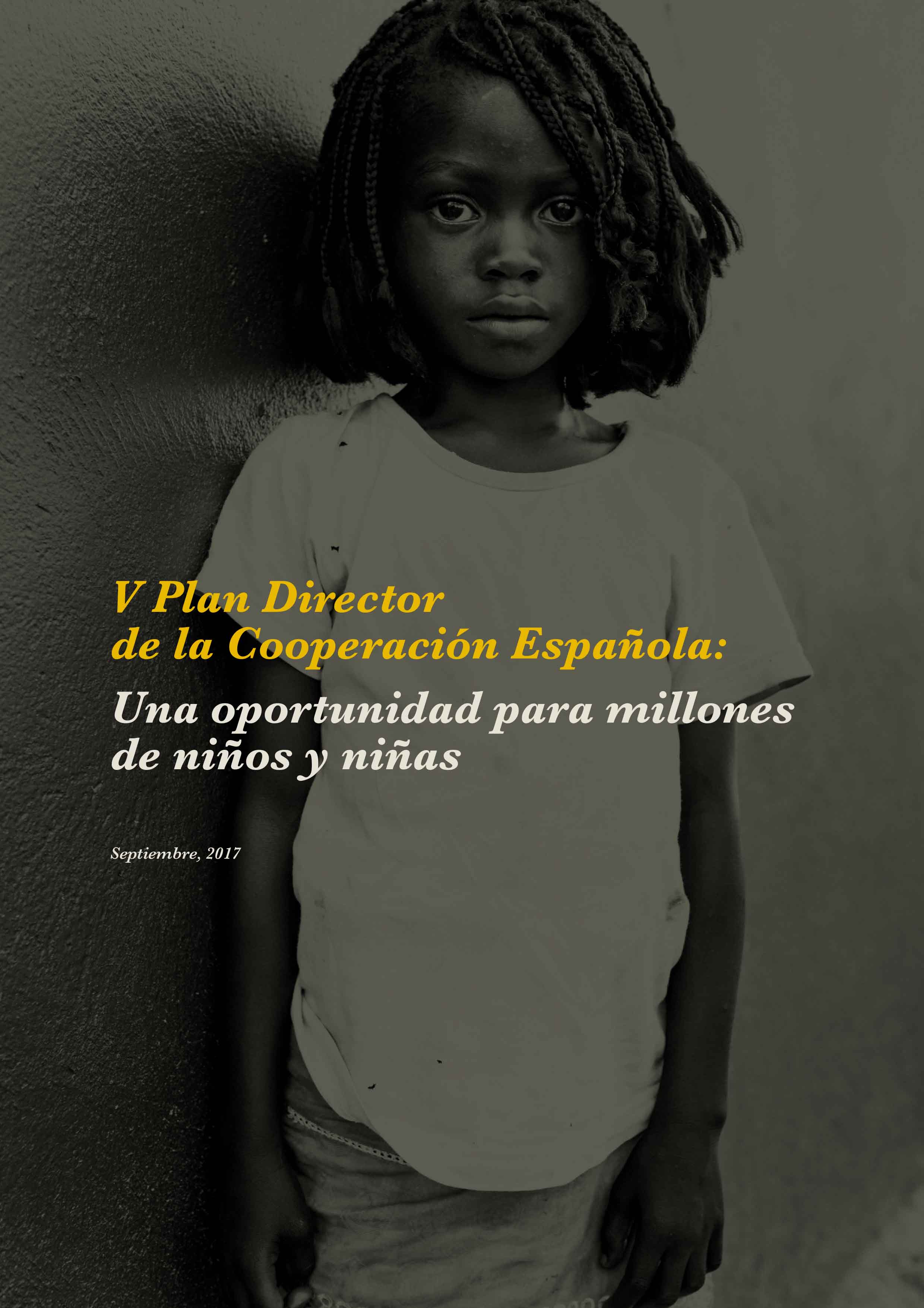 Portada V Informe Plan Cooperacion Espanola