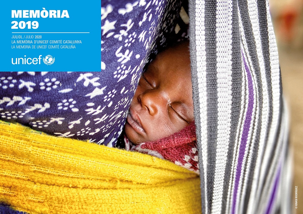 Portada Memoria UNICEF Catalunya 2019