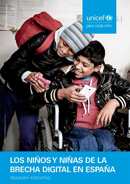 Los niños y niñas de la brecha digital en España