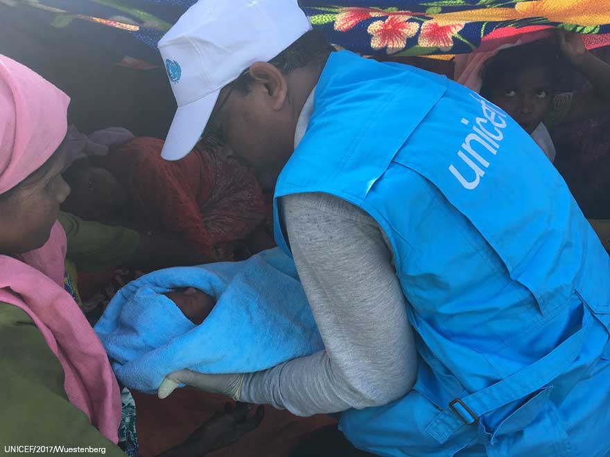 Zahid nacimiento bebé rohingya