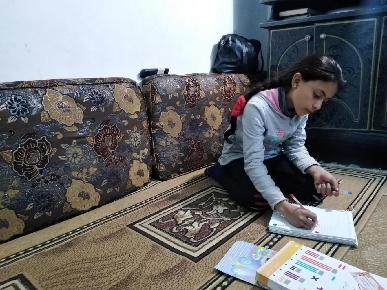 Niños de Siria y coronavirus