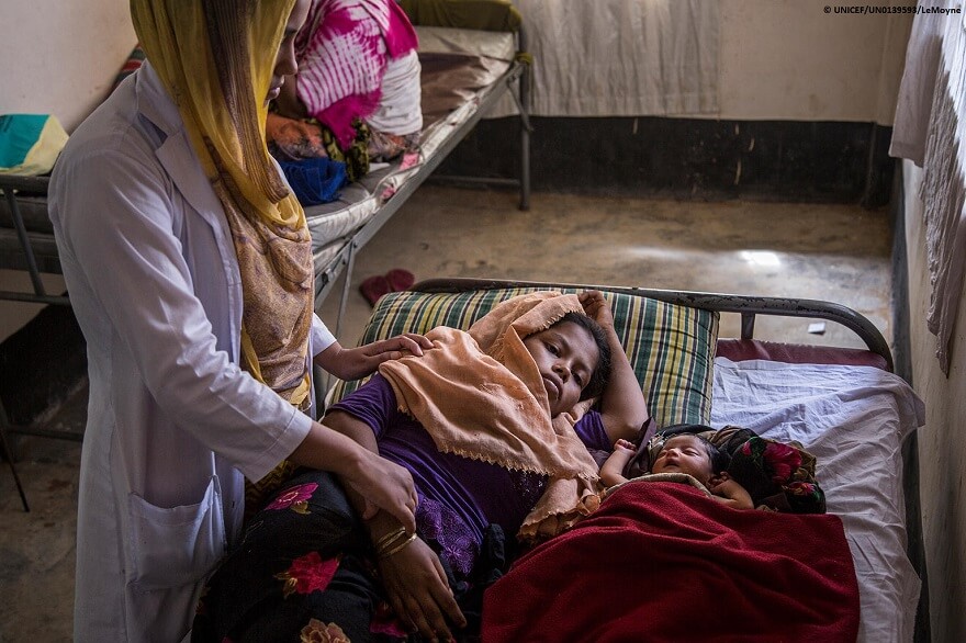 Las tasas de desnutrición de los niños rohingya refugiados en Bangladesh se duplican