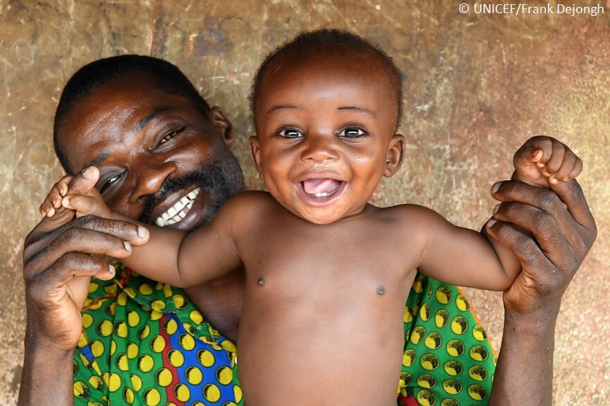 UNICEF ha vacunado a la mitad de los niños del mundo, llevado agua potable y saneamiento a 67 millones de personas, y liberado a 12.000 niños soldado en 2017