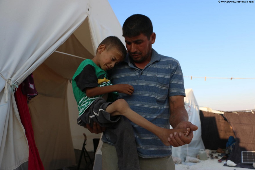 Siria: es necesaria la acción urgente para salvar la vida de miles de niños en la frontera con Jordania