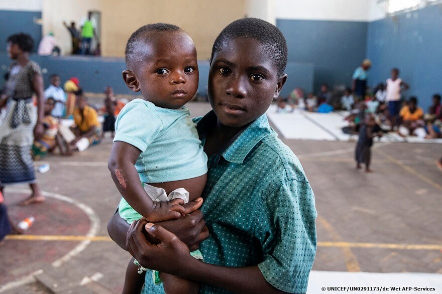 Ciclón Idai: 1 millón de niños afectados en Mozambique, aunque podría haber muchos más