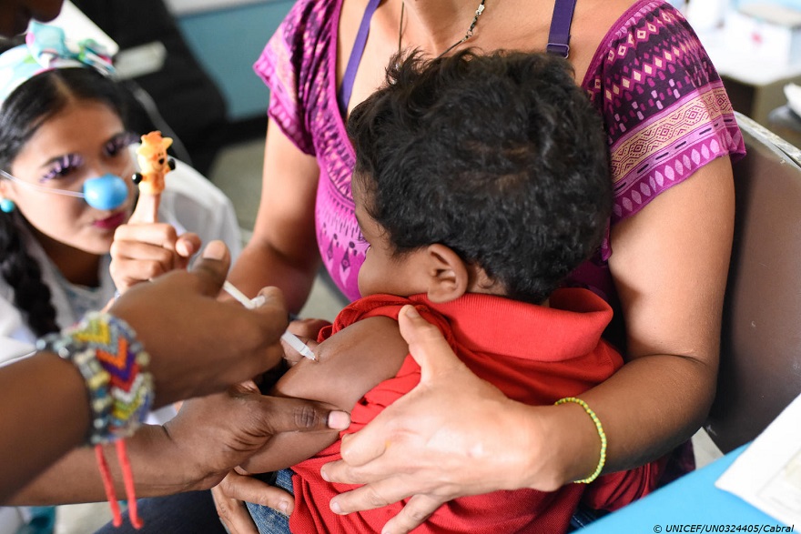 Venezuela: comienza una campaña masiva para vacunar a más de 3 millones de niños contra la polio