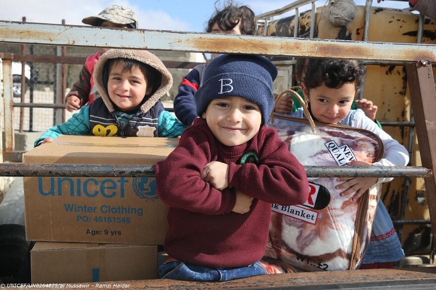 UNICEF proporcionó en 2018 vacunas a casi la mitad de los niños del mundo, 13,3 millones de mosquiteras y 50.000 toneladas de alimento terapéutico