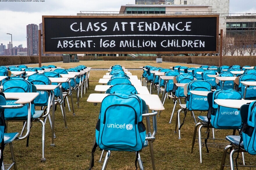COVID-19: las escuelas de más de 168 millones de niños del mundo llevan casi un año completamente cerradas