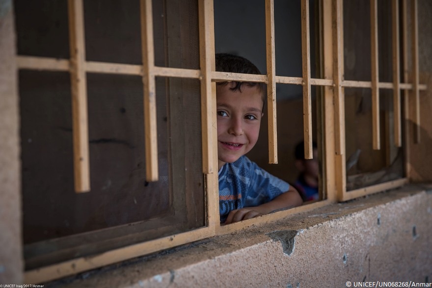 Irak: UNICEF hace un llamamiento a la protección de los niños atrapados por la violencia en el oeste de Mosul