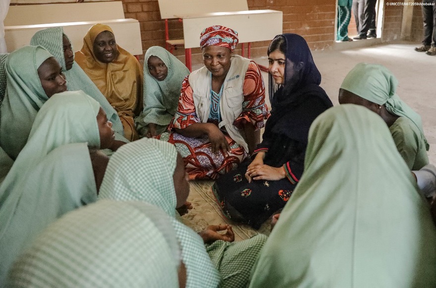 Malala visita Nigeria para llamar la atención sobre la crisis educativa