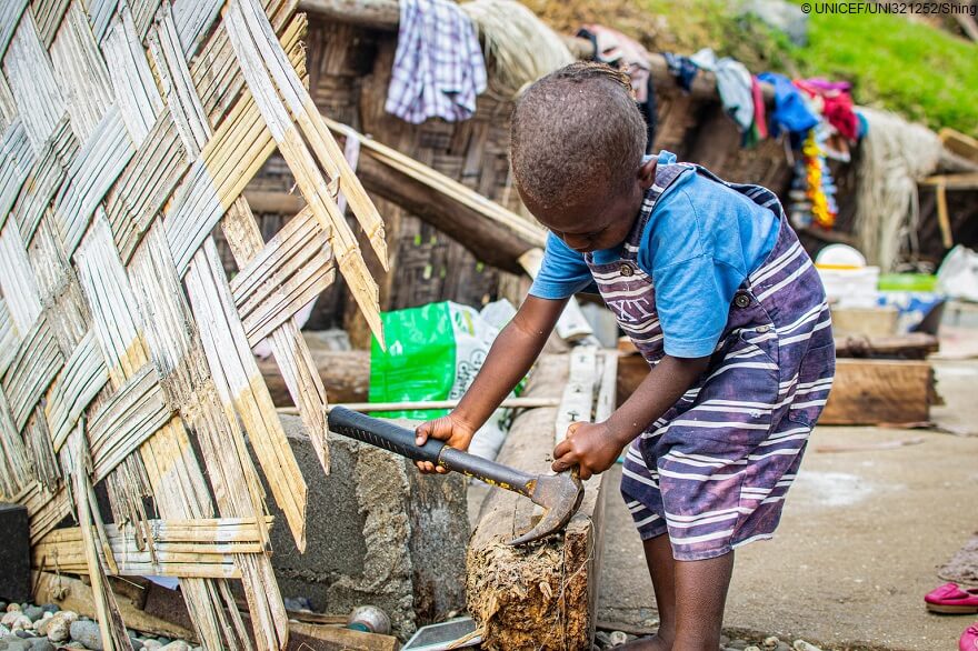 El paso del ciclón tropical Harold deja a cientos de miles de niños vulnerables 