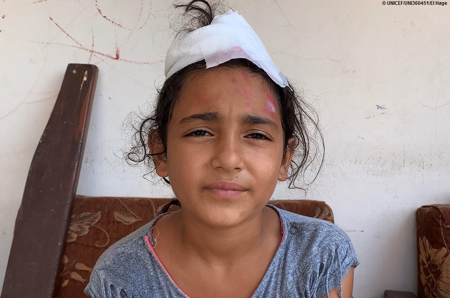 UNICEF distribuye 67 toneladas de ayuda humanitaria para los niños y familias afectados por las explosiones en Líbano