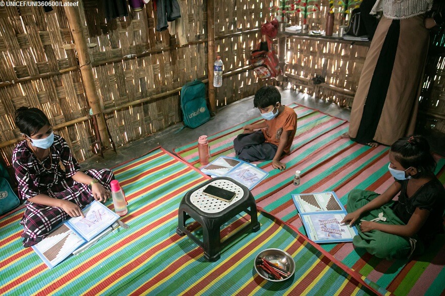 Los niños rohingya se llevan la peor parte de las interrupciones causadas por la COVID-19 en Bangladesh