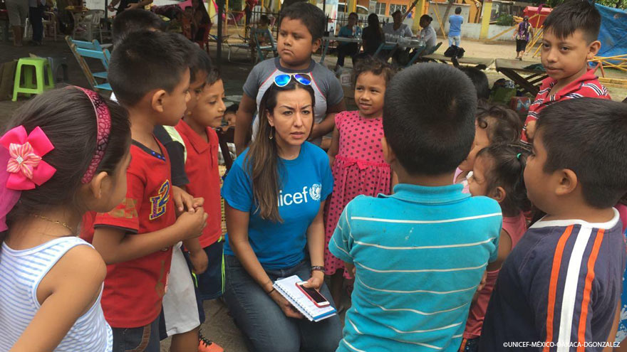 Los niños afectados por el terremoto en México sufren estrés y miedo 