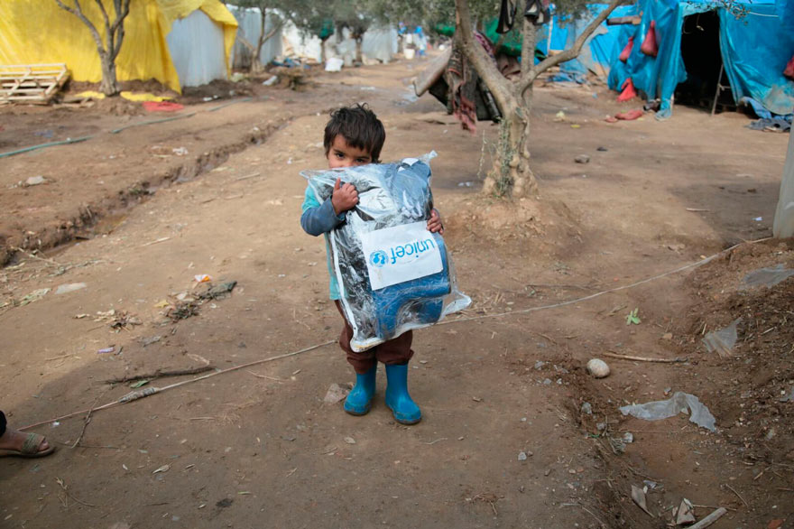 millones de niños, amenazados por la proximidad del invierno en Oriente Medio
