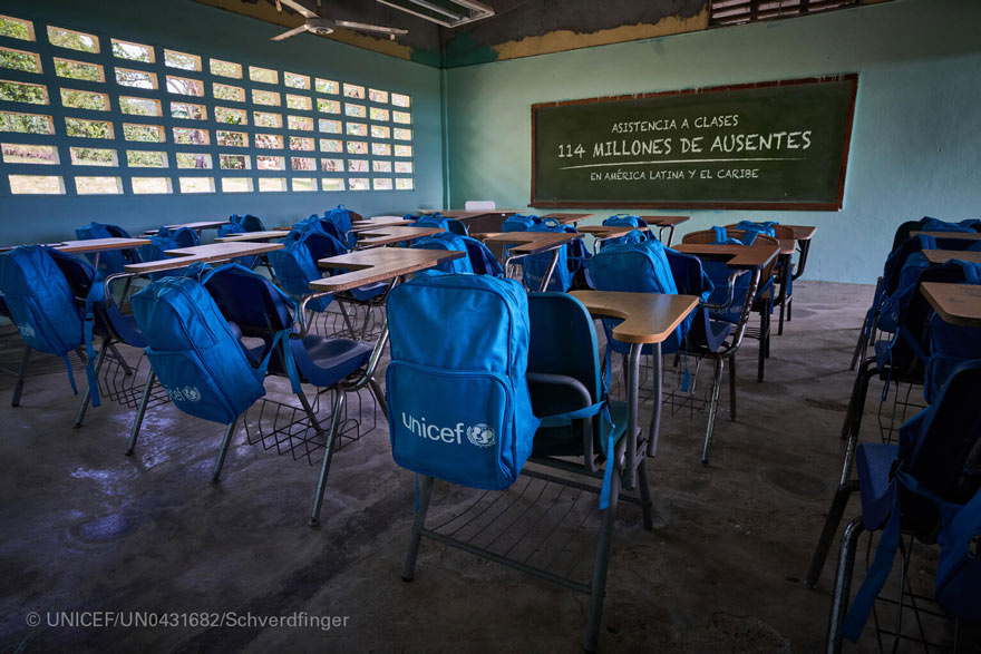 114 millones de estudiantes siguen fuera de las aulas en América Latina y el Caribe