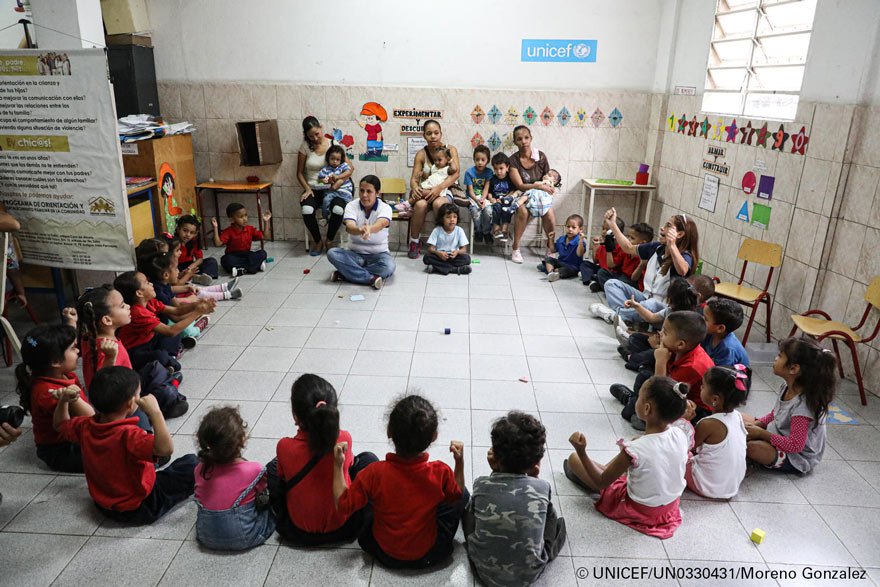 Venezuela: UNICEF necesita 63 millones de euros para proporcionar ayuda humanitaria a 900.000 niños y niñas