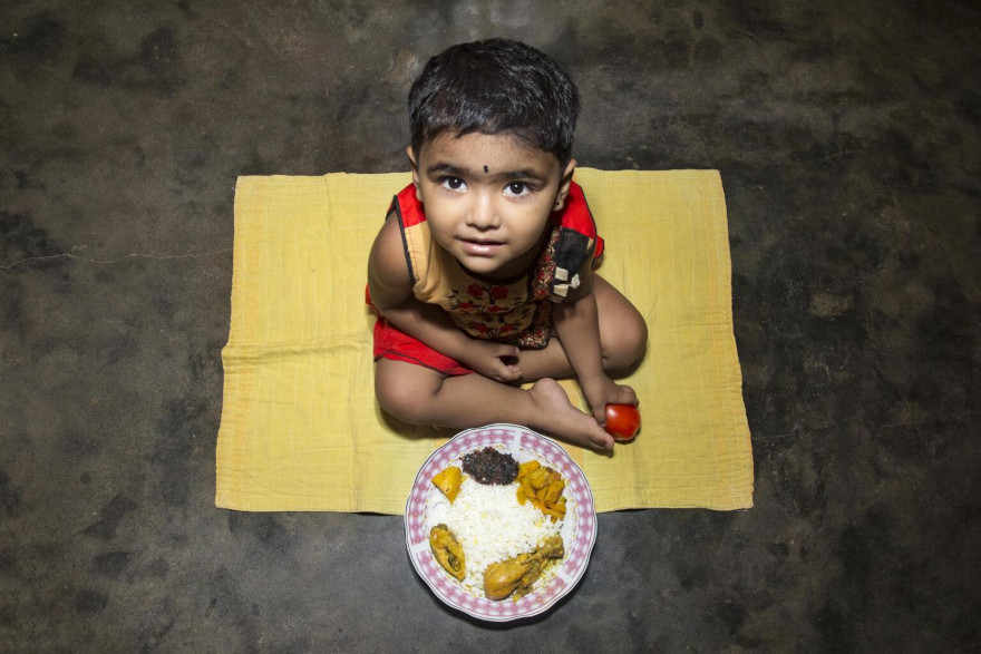 La hora de comer no es igual para todos los niños del mundo