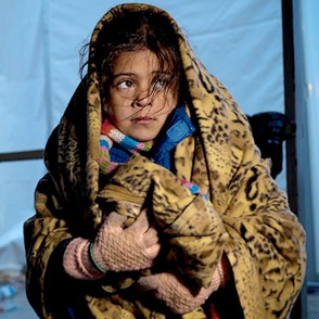 Niña en siutación vulnerable