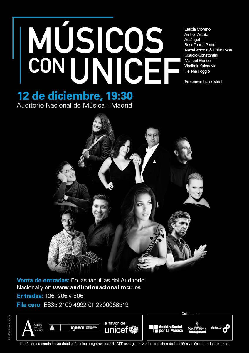 Cartel Concierto Auditorio Madrid