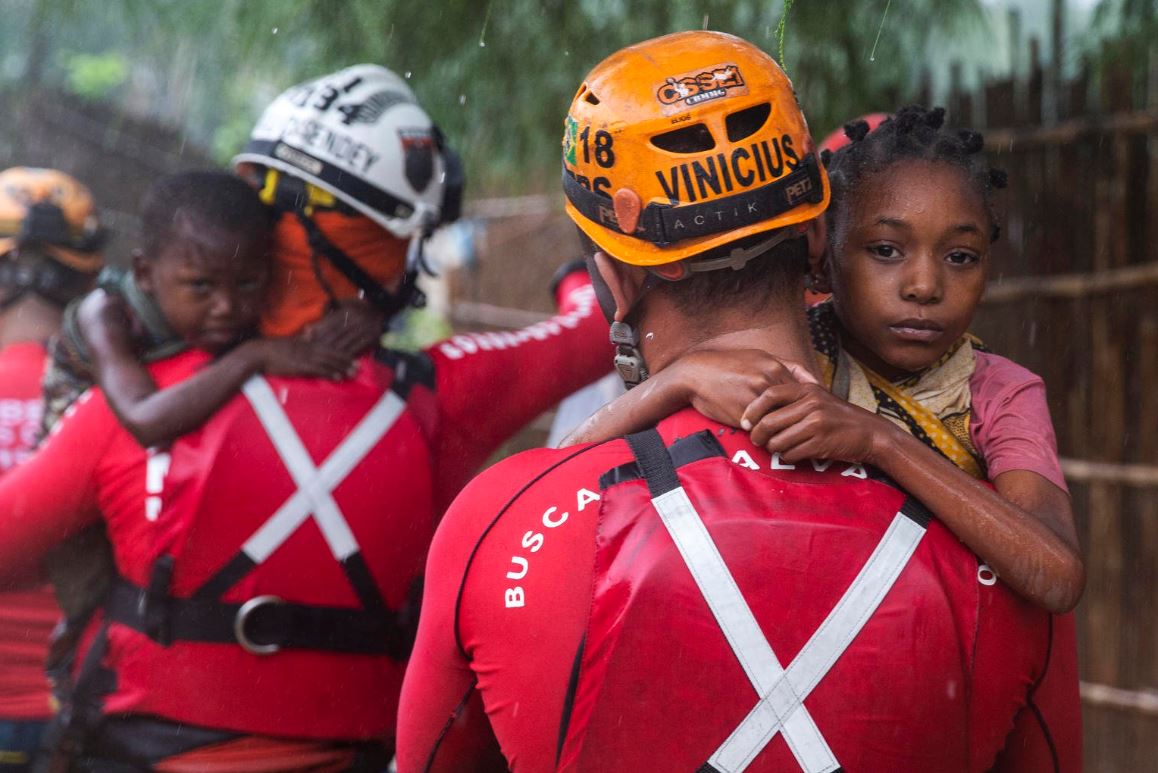 Ciclón Kenneth en Mozambique