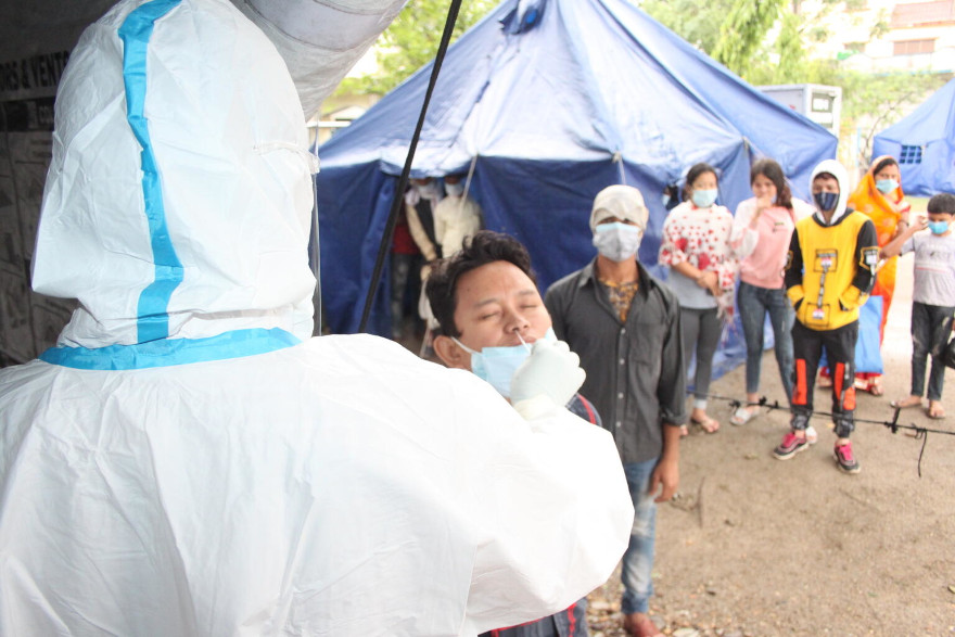 Expansión del coronavirus en el Sur de Asia.