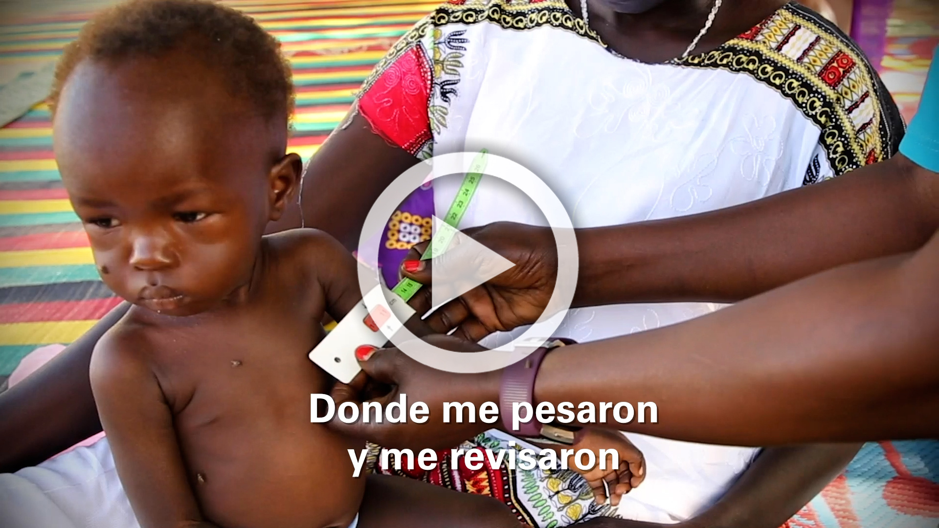 Vídeo que explica la recuperación de Adut de la desnutrición aguda grave