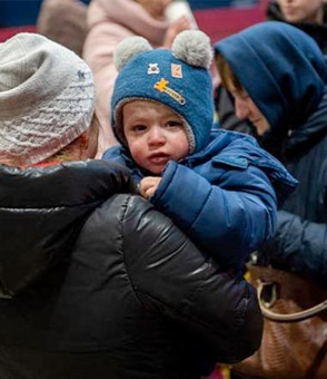 Niña en Ucrania