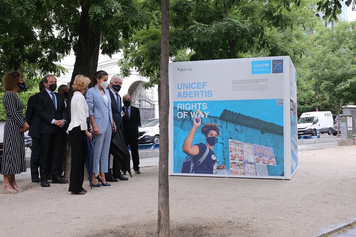 Inauguración exposición UNICEF y Abertis