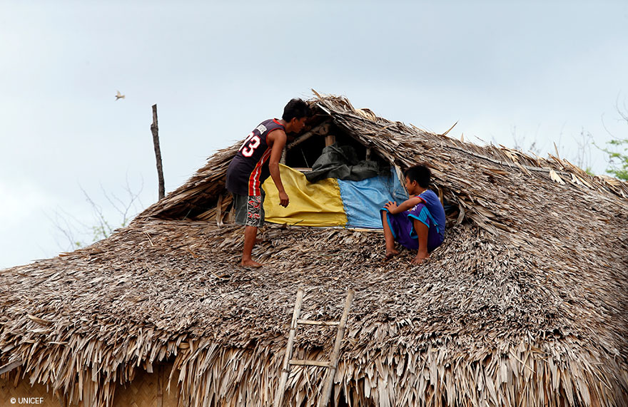 Supertifón en Filipinas: las familias se preparan