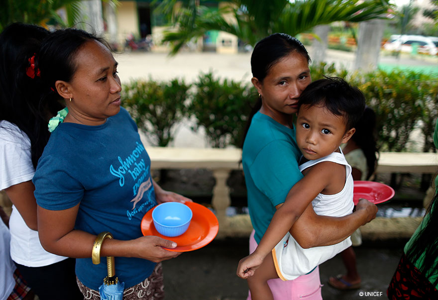 Tifón Mangkhut en Filipinas: en UNICEF estamos preparados