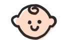 Icono de un bebé