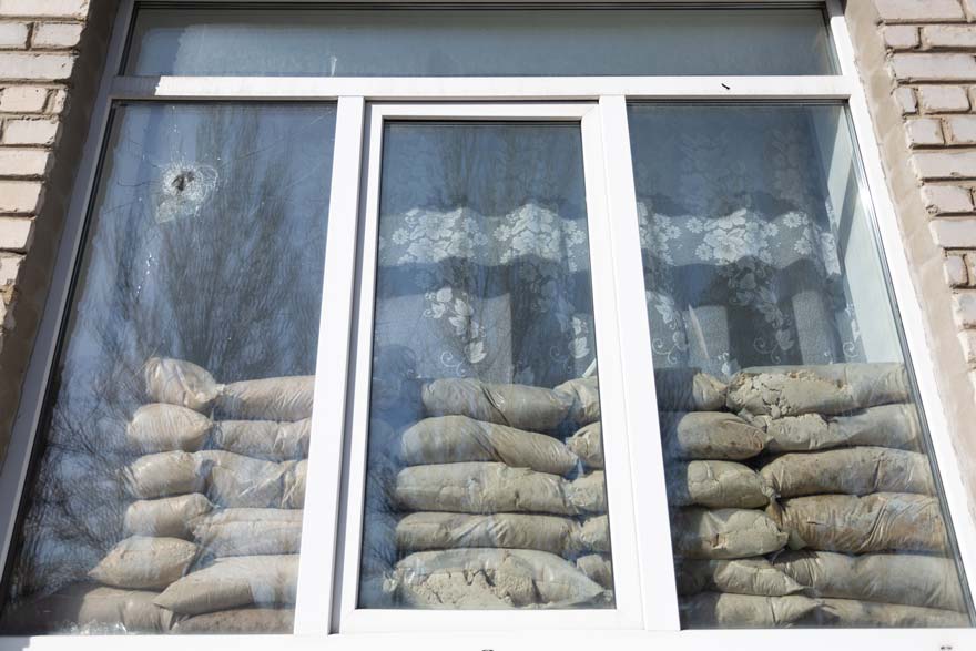 Imagen de una ventana bloqueada