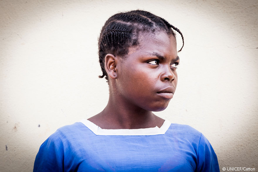 Niña migrante República Centroafricana