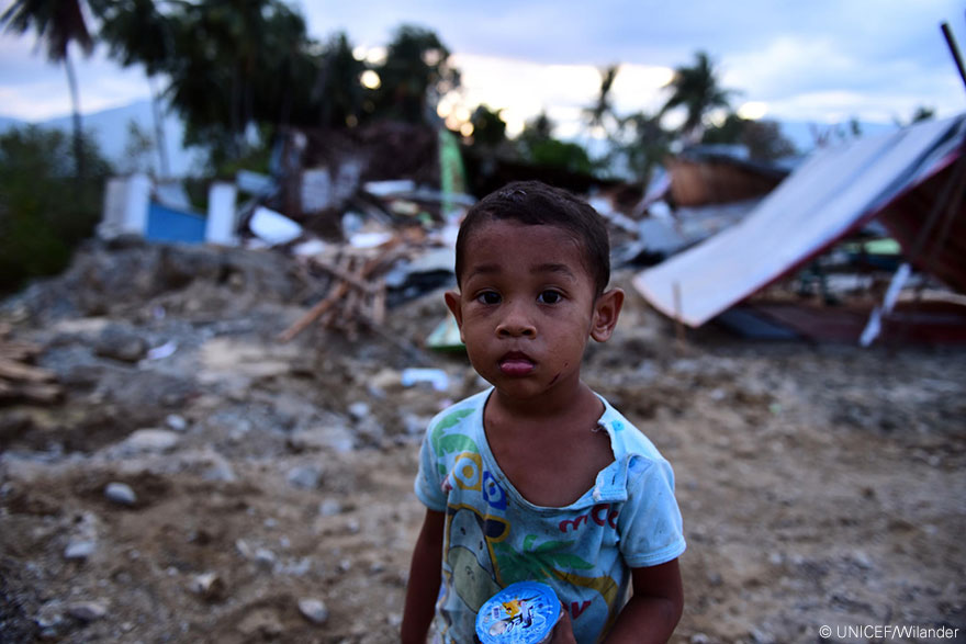 475.000 niños necesitan ayuda urgente en Indonesia