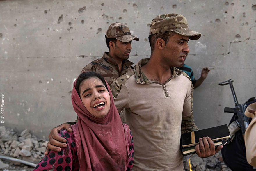 Niños de Mosul: miedo y traumas