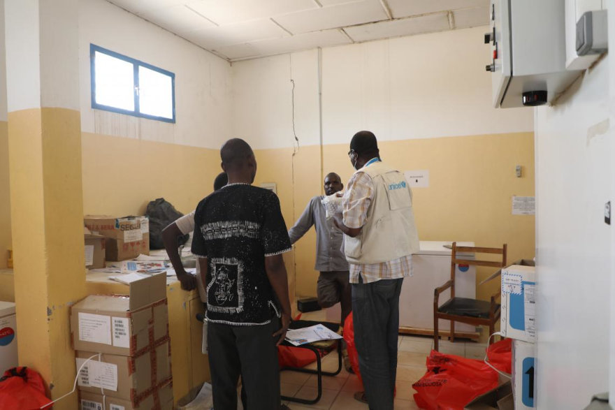 Coordinación de la vacunación en Chad.