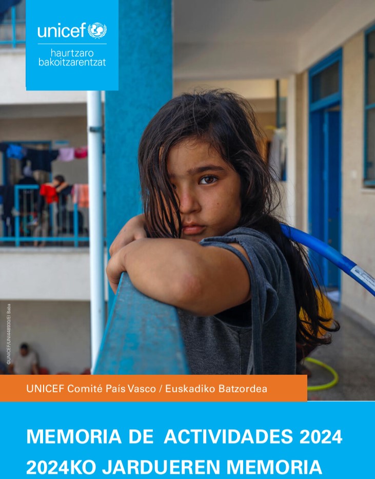 Memoria de actividades de UNICEF Comité País Vasco