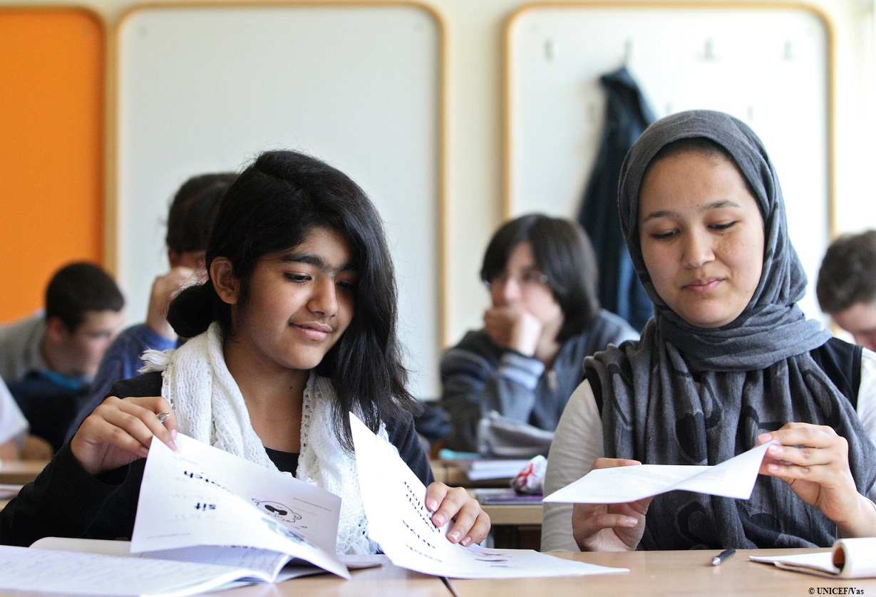 Educación niños migrantes y refugiados