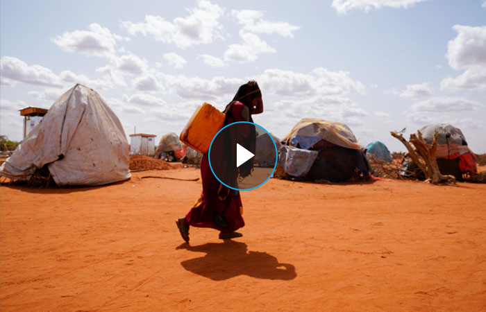 Riesgo de desnutrición por la sequía en Somalia.
