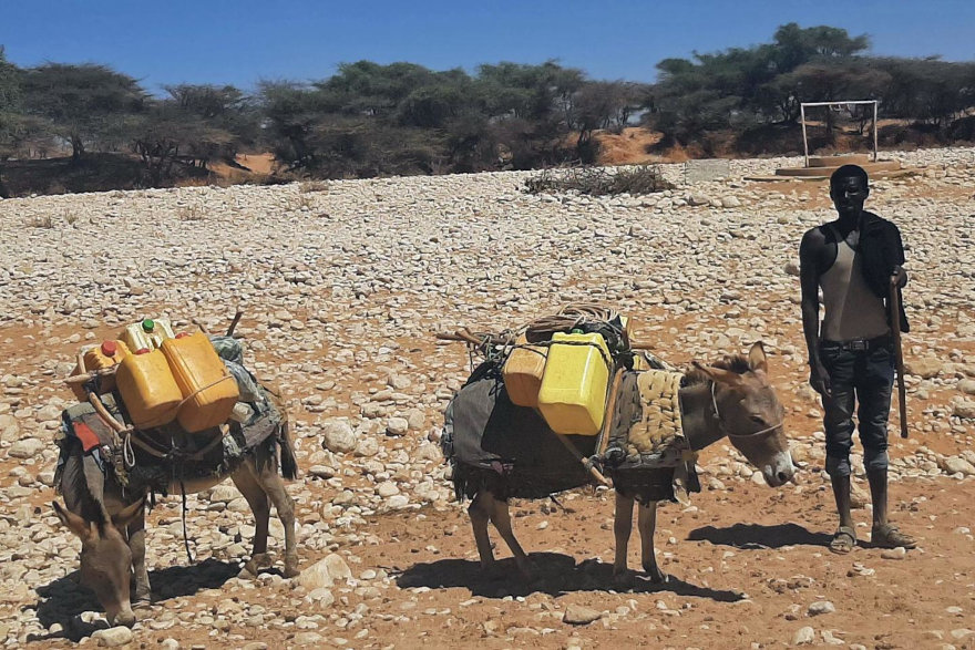 La sequía en Somalia afecta a las familias.