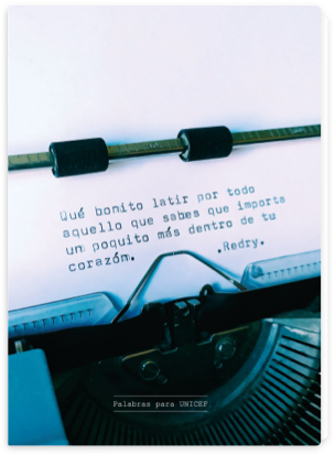 Palabras para UNICEF - Portada Redry
